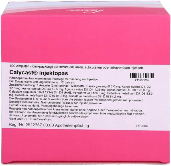Calycast Injektopas Ampullen 100 X 2 ml