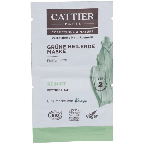 Cattier® Grüne Heilerde Maske für fettige Haut