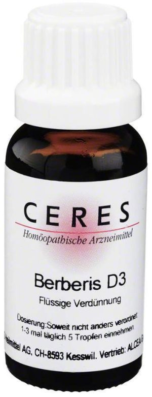 Ceres Berberis D 3 Dilution 20 ml