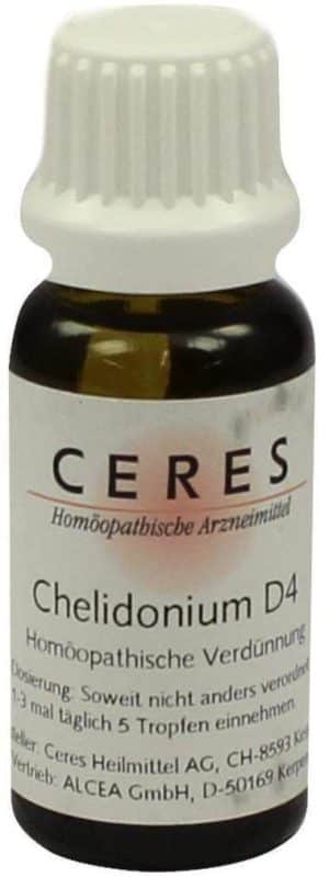 Ceres Chelidonium D 4 Dilution 20 ml
