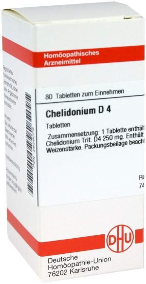 Chelidonium D4 Dhu 80 Tabletten