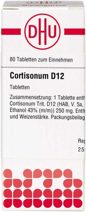 Cortisonum D 12 Tabletten 80 Stück