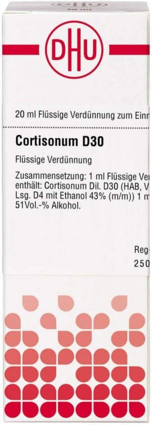 Cortisonum D 30 Dilution 20 ml