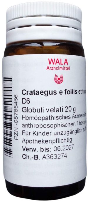 Crataegus E Foliis Et Fructibus D 6 Globuli 20 G