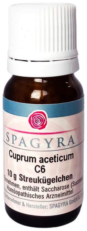 Cuprum Aceticum C 6 Globuli 10 G