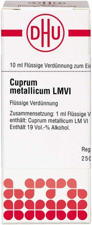 Cuprum Metallicum Lm Vi Dilution 10 ml