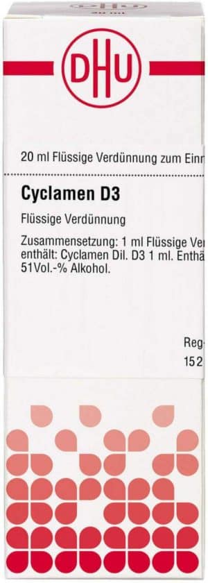 Cyclamen D 3 Dilution 20 ml