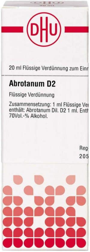 DHU Abrotanum D2 Dilution