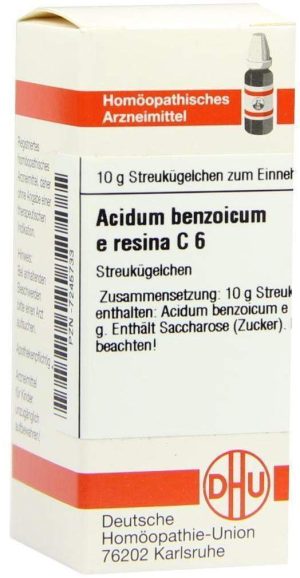 DHU Acidum Benzoicum e resina C6 Globuli