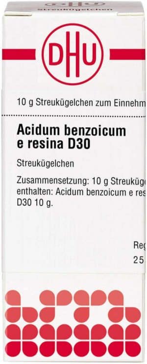 DHU Acidum Benzoicum e resina D30 Globuli
