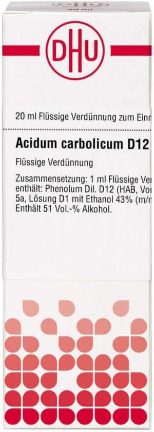 DHU Acidum Carbolicum D12 20 ml Dilution
