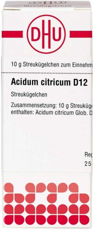 DHU Acidum Citricum D12 Globuli 10g
