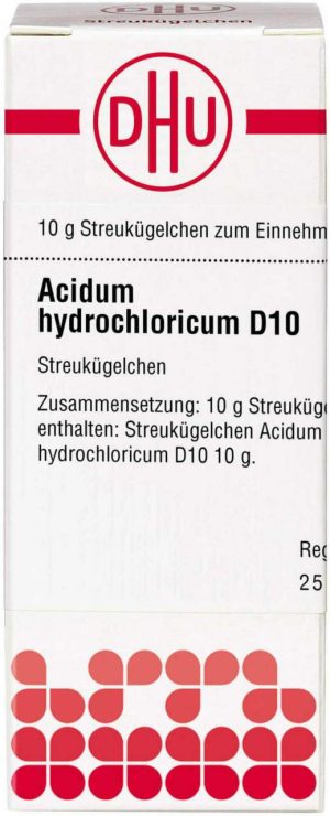 DHU Acidum Hydrochloricum D 10 Globuli 10g