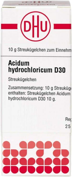 DHU Acidum Hydrochloricum D 30 Globuli 10 g