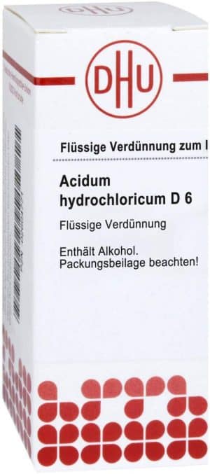DHU Acidum Hydrochloricum D6 20 ml Dilution