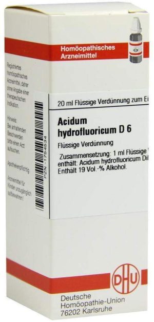 DHU Acidum Hydrofluoricum D6 20 ml Dilution