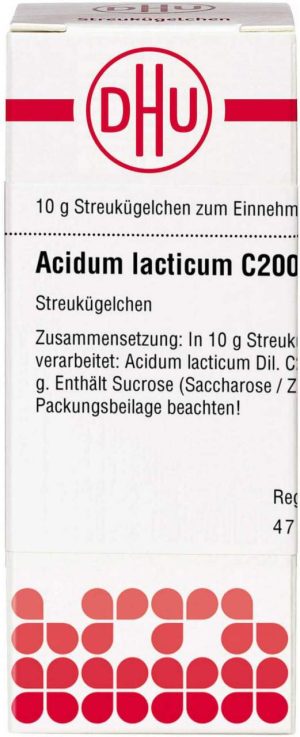 DHU Acidum Lacticum C200 Globuli 10 g