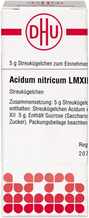 DHU Acidum Nitricum Lm Xii Globuli 5 g