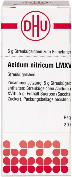 DHU Acidum Nitricum Lm Xviii Globuli 5 g