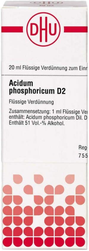 DHU Acidum Phosphoricum D2 Dilution 20 ml
