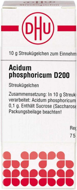 DHU Acidum Phosphoricum D200 Globuli 10 g