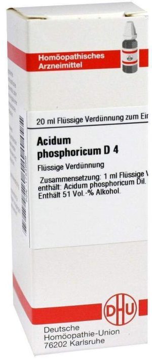 DHU Acidum Phosphoricum D4 20 ml Dilution