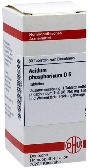 DHU Acidum Phosphoricum D6 80 Tabletten