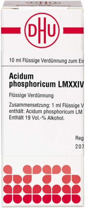 DHU Acidum Phosphoricum Lm Xxiv Dilution 10 ml