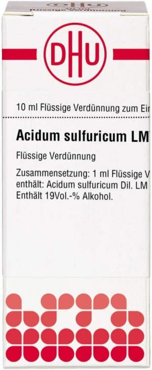 DHU Acidum Sulfuricum Lm Vi Dilution 10 ml