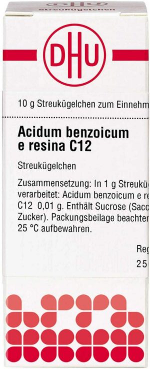 DHU Acidum benzoicum e resina C12 Globuli