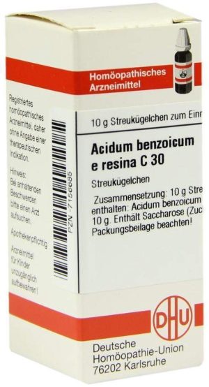 DHU Acidum benzoicum e resina C30 Globuli