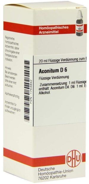 DHU Aconitum D6 20 ml Dilution