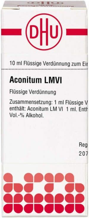 DHU Aconitum Lm Vi Dilution 10ml