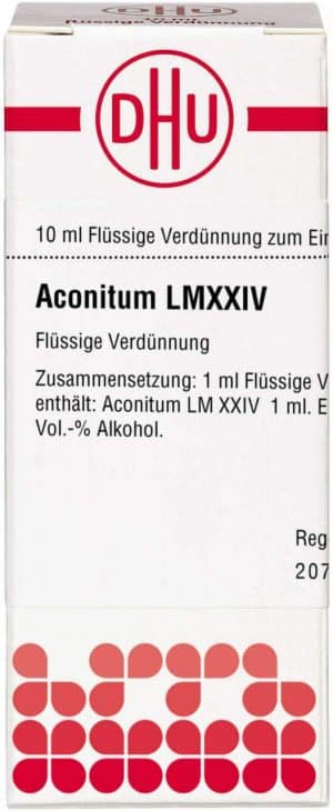 DHU Aconitum Lm Xxiv Dilution 10 ml