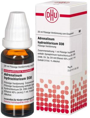 DHU Adrenalinum Hydrochloricum D30 Dilution