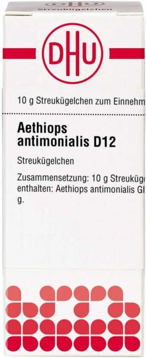DHU Aethiops Antimonialis D12 Globuli 10 g