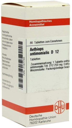 DHU Aethiops Antimonialis D12 Tabletten