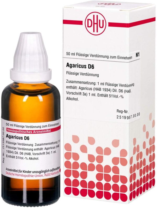 DHU Agaricus D6 50 ml Dilution