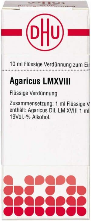 DHU Agaricus Lm Xviii 10 ml Dilution