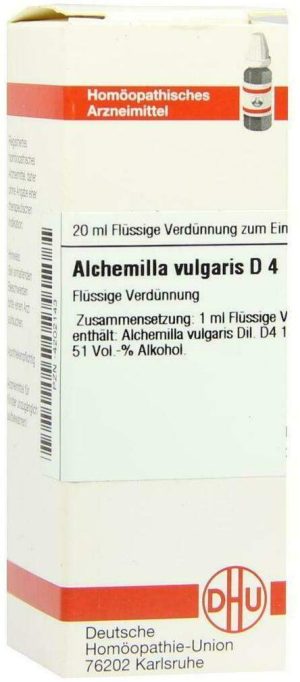 DHU Alchemilla vulgaris D4 20 ml Dilution