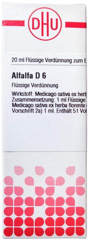 DHU Alfalfa D6 Dilution