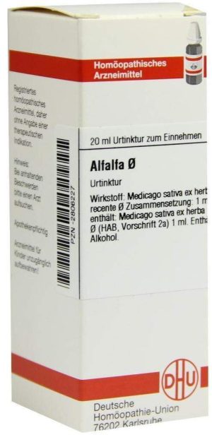 DHU Alfalfa Urtinktur 20 ml Dilution