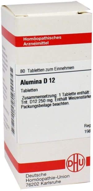 DHU Alumina D12 80 Tabletten