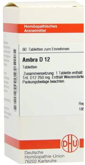 DHU Ambra D12 Tabletten 80 Tabletten