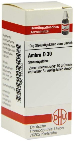 DHU Ambra D30 10 g Globuli