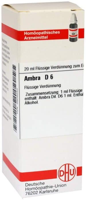 DHU Ambra D6 20 ml Dilution