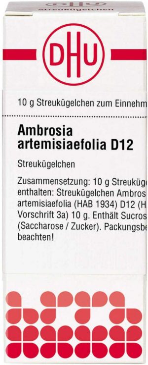 DHU Ambrosia artemisiaefolia D12 Globuli 10 g