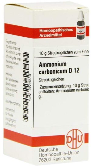 DHU Ammonium carbonicum D12 Globuli