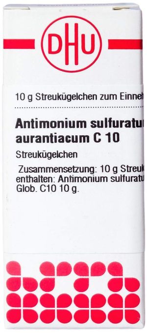 DHU Antimonium sulfuratum aurantiacum C 10 Globuli 10 g