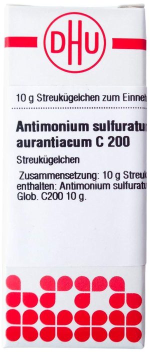 DHU Antimonium sulfuratum aurantiacum C 200 Globuli 10 g